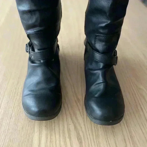 Route 66 Black Tall Boots 8W - Picture 5 of 15